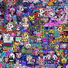 Tokidoki Midnight Metropolis - Small Zip Around Wallet