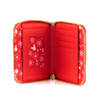 Loungefly - Disney Mickey Minnie Snowman AOP Zip Around Wallet