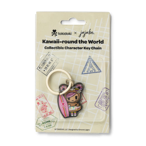 Ju-Ju-Be x Tokidoki - Kawaii Round the World - Zipper Pull Keychain