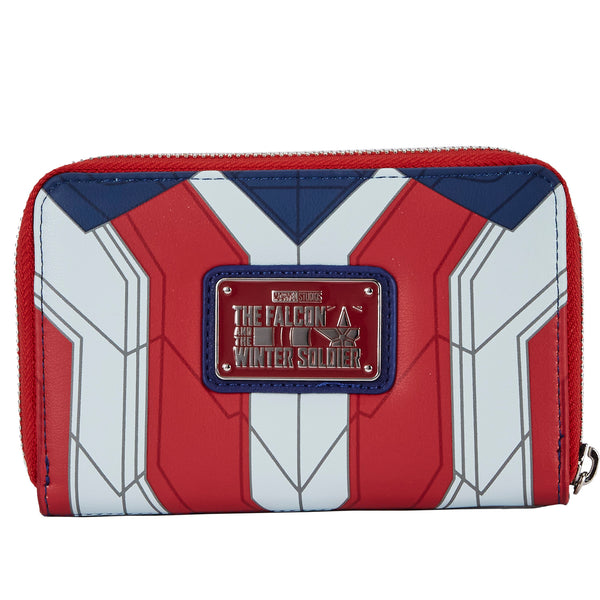 Loungefly - Disney - Marvel Falcon Captain America Cosplay Zip Around Wallet