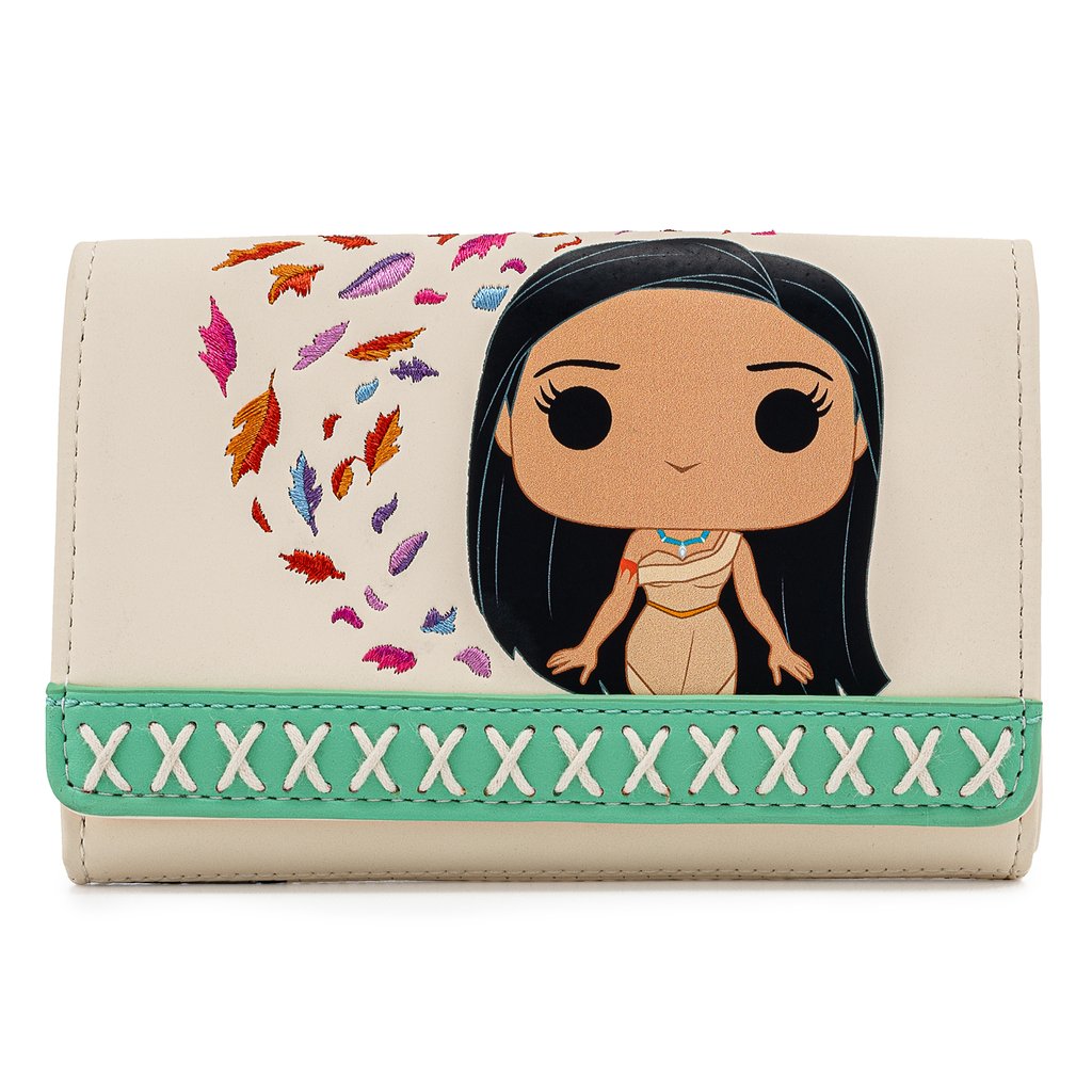 Funko Pop by Loungefly Disney Pocahontas Tri Fold Wallet
