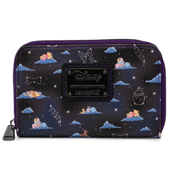 Loungefly - Disney Classic Clouds AOP Zip Around Wallet