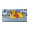 Loungefly - Disney Lady and the Tramp Wet Cement Flap Wallet