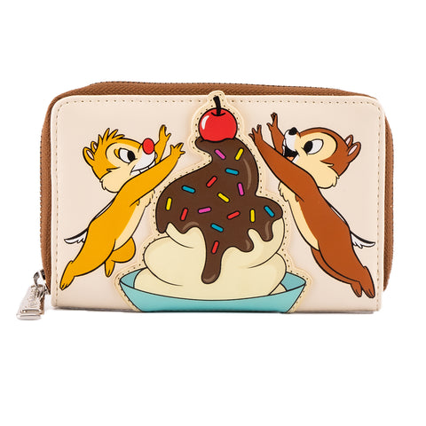 Loungefly - Disney Chip and Dale Cherry on Top Zip Around Wallet
