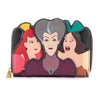 Loungefly - Disney Villains Scene Evil Step Mother and Step Sisters Zip Around Wallet