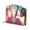 Loungefly - Disney Villains Scene Evil Step Mother and Step Sisters Zip Around Wallet