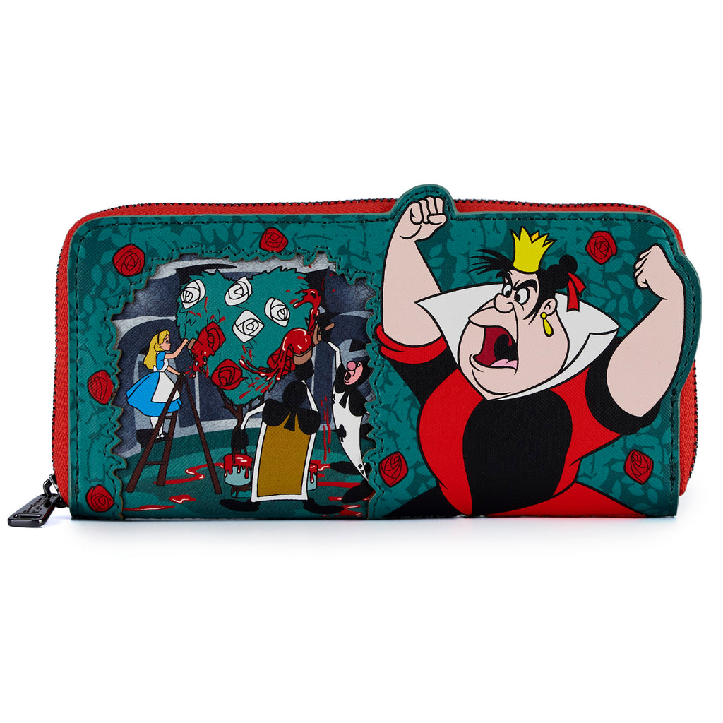 Disney Villains - Queen of Hearts Scene Series Zip Around Wallet