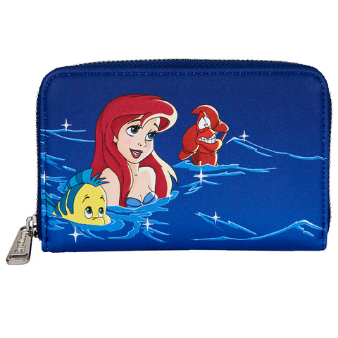 Loungefly - Disney - The Little Mermaid Ariel Fireworks Zip Around Wallet