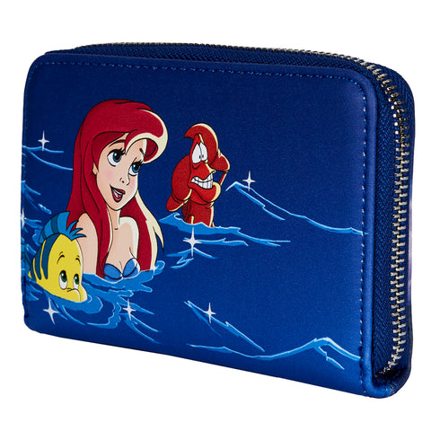 Loungefly - Disney - The Little Mermaid Ariel Fireworks Zip Around Wallet