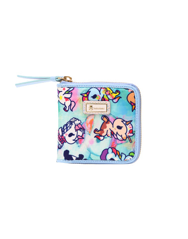 Tokidoki Watercolor Paradise - Small Zip Around Wallet