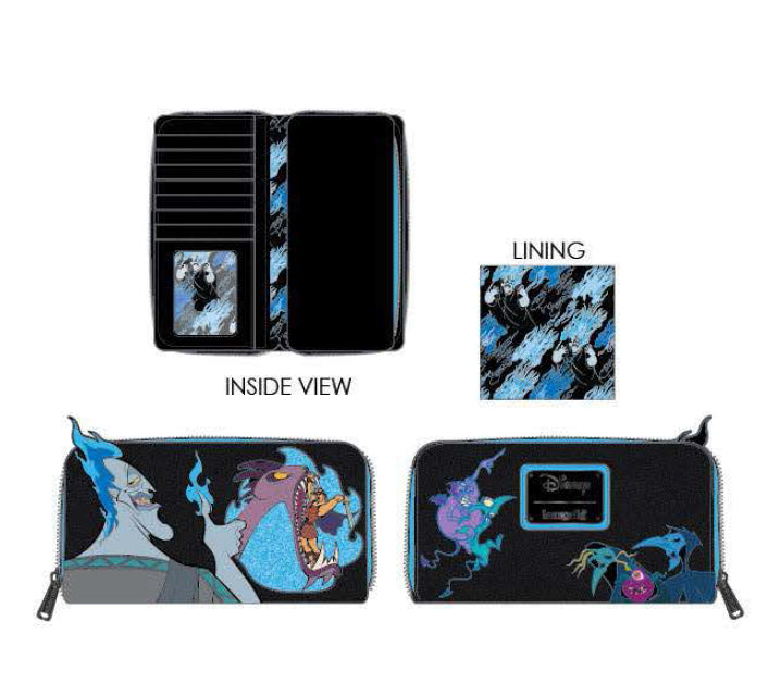 Loungefly Disney Villains Tech Wallet