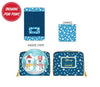 Loungefly - Disney Snowman Mickey Minnie Snow Globe Zip Around Wallet