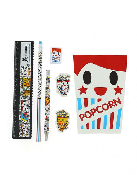 Tokidoki Accessories - Popcorn Guy Stationary Set